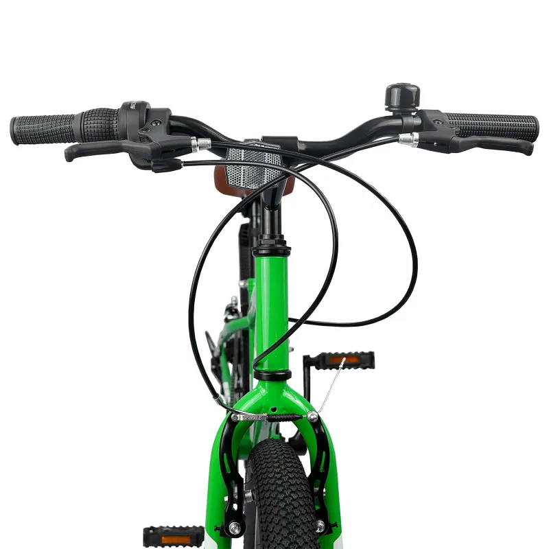 Kalnų Dviratis 24 Colių 6-Speed 8-12 metų Žalia