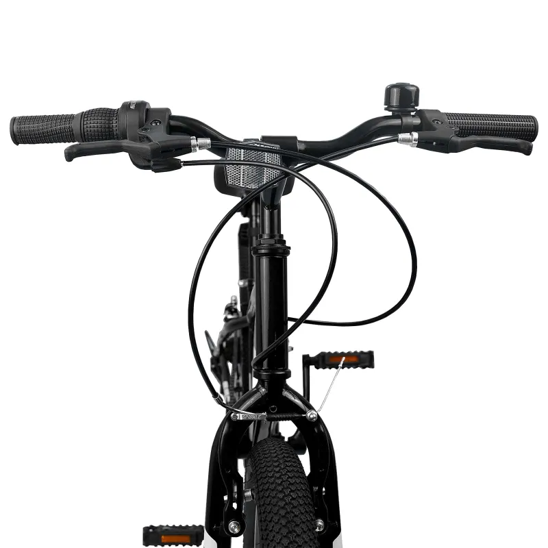 Kalnų Dviratis 20 Colių 6-Speed 5-8 metų amžiaus Juoda