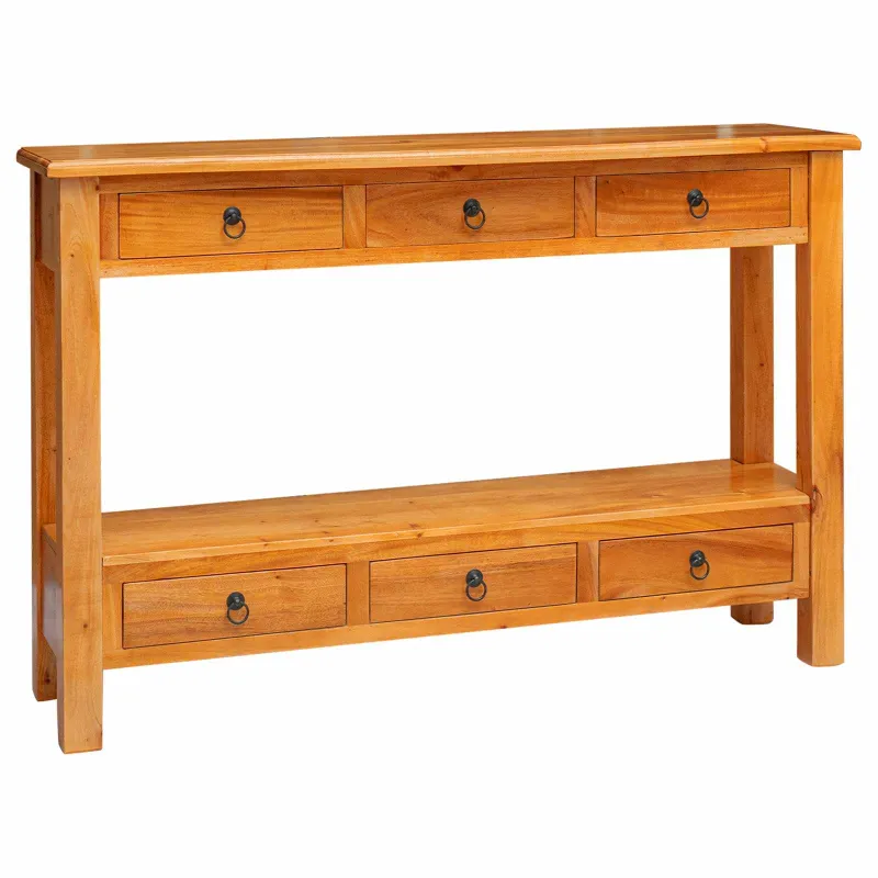 Konsolinis stalas su stalčių Natūrali 115 x 32 x 76 cm
