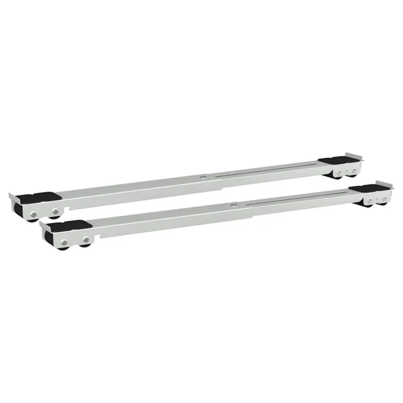 Skalbimo mašinos pagrindas 2 pcs Sidabro 72 x 5 x 4,5 cm