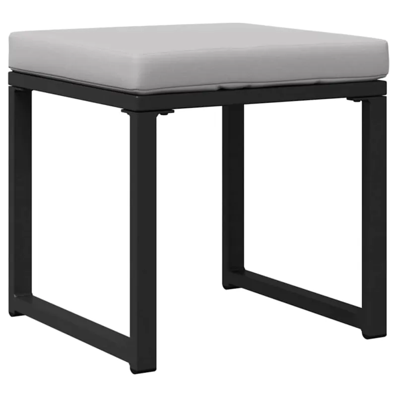 Sodo baldai 4 pcs 2-Vietų skaičius Šviesiai pilka Poliesteris