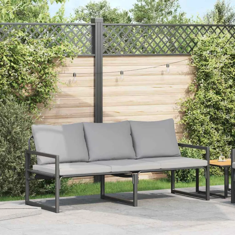 Sodo baldai Šviesiai pilka 180 x 72,5 x 71 cm Poliesteris