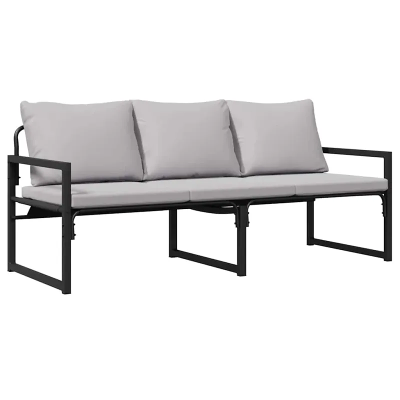 Sodo baldai Šviesiai pilka 180 x 72,5 x 71 cm Poliesteris