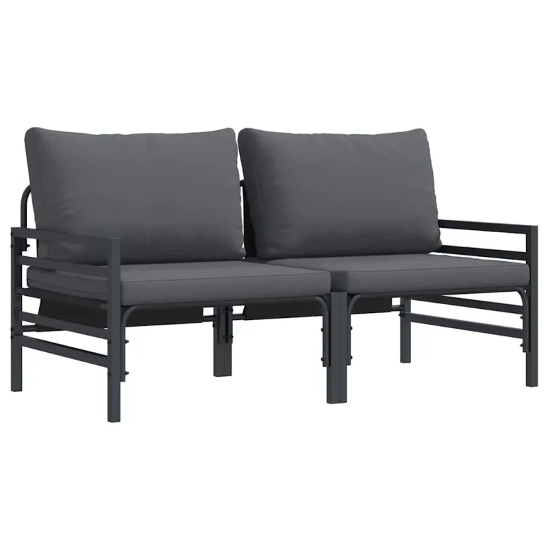 Lauko Baldai 2 Vienetas Antracitas 80 x 80 x 71 cm Plienas