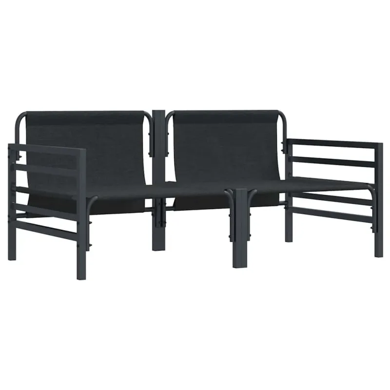 Lauko Baldai 2 Vienetas Antracitas 80 x 80 x 71 cm Plienas