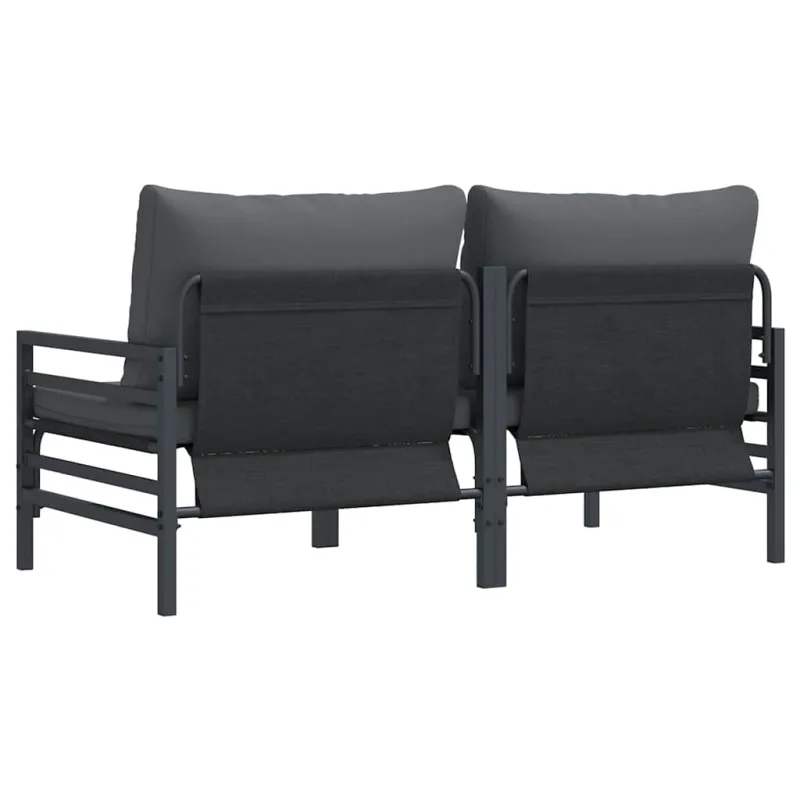 Lauko Baldai 2 Vienetas Antracitas 80 x 80 x 71 cm Plienas