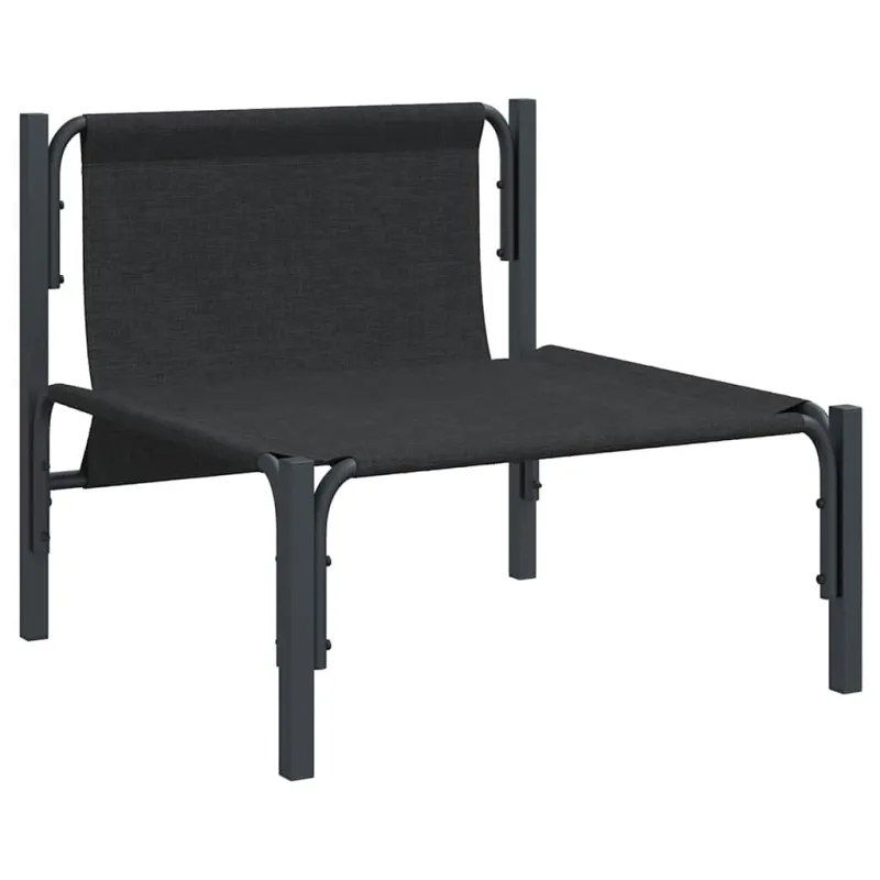 Lauko Baldai su pagalve Antracitas 80 x 80 x 71 cm Plienas