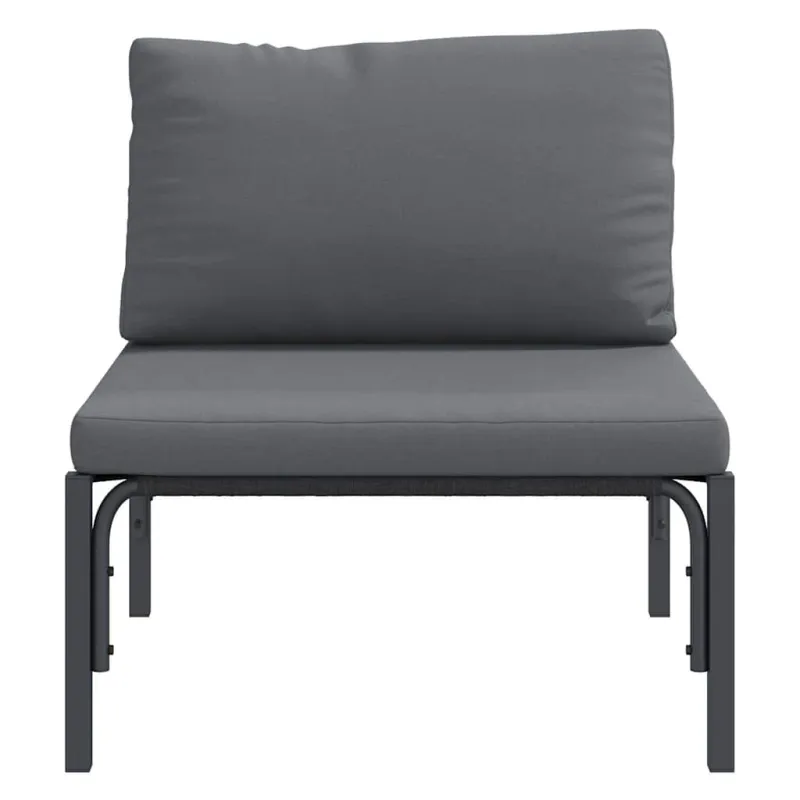 Lauko Baldai su pagalve Antracitas 80 x 80 x 71 cm Plienas