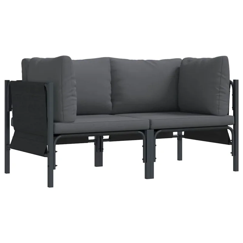 Lauko Baldai 2 Vienetas Antracitas 80 x 80 x 71 cm Plienas