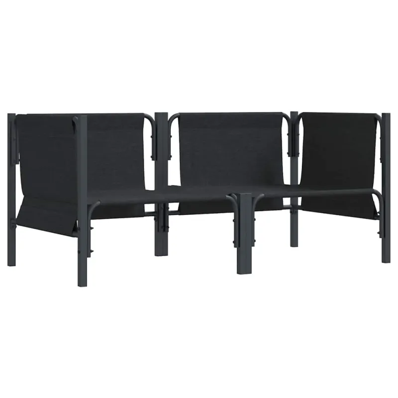Lauko Baldai 2 Vienetas Antracitas 80 x 80 x 71 cm Plienas
