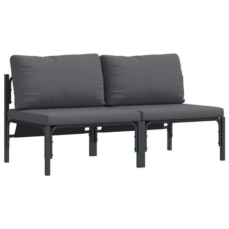 Lauko Baldai 2 Vienetas Antracitas 80 x 80 x 71 cm Plienas