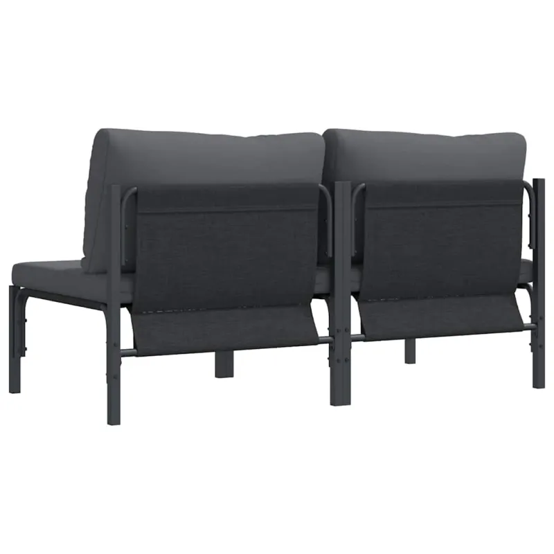 Lauko Baldai 2 Vienetas Antracitas 80 x 80 x 71 cm Plienas