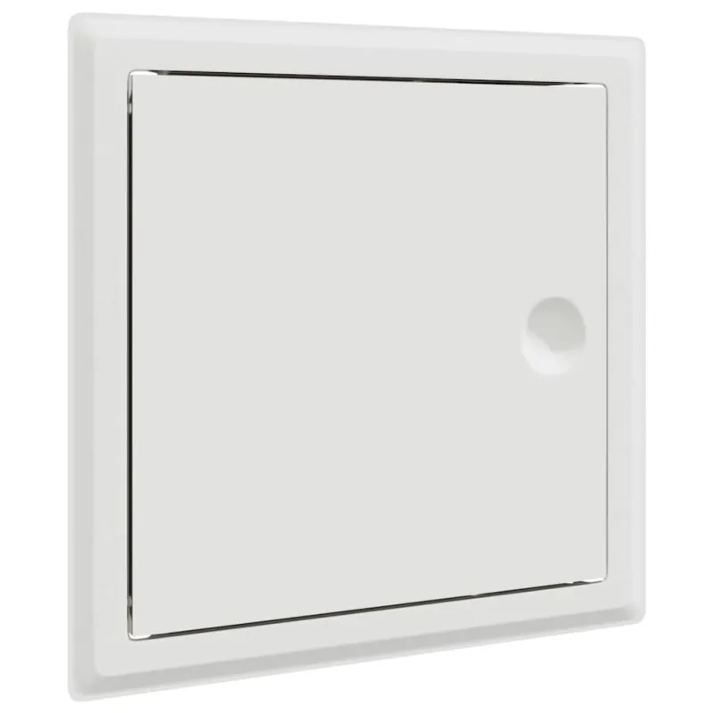 Prieigos skydas 2 pcs Balta 23 x 23 x 3 cm Plienas