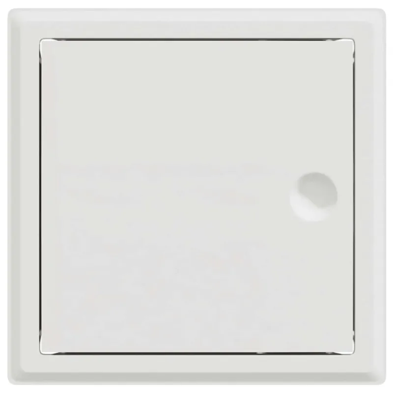 Prieigos skydas 2 pcs Balta 23 x 23 x 3 cm Plienas