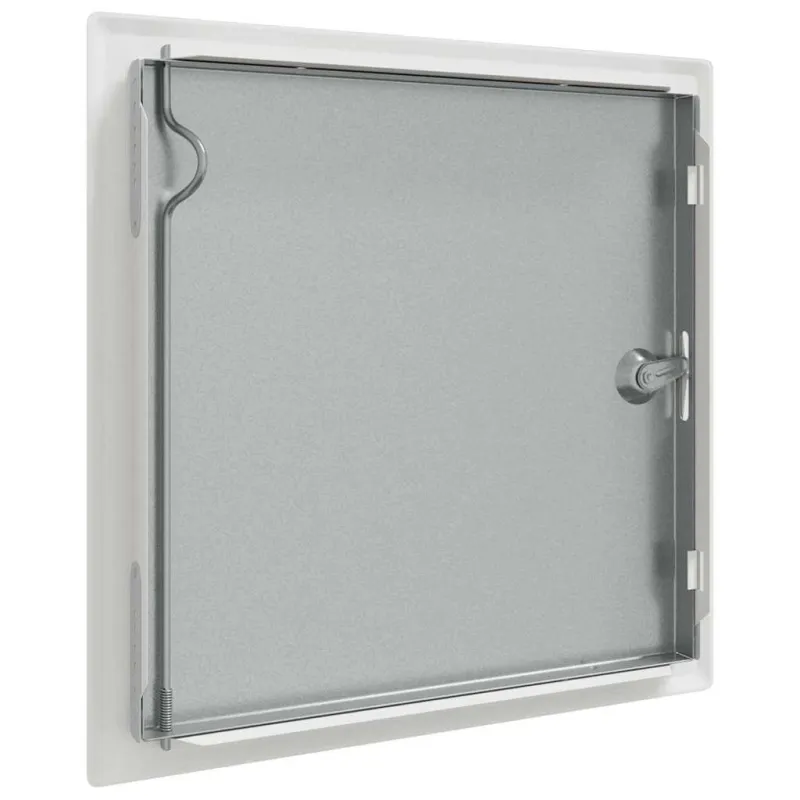 Prieigos skydas Balta 33 x 33 x 3 cm Plienas