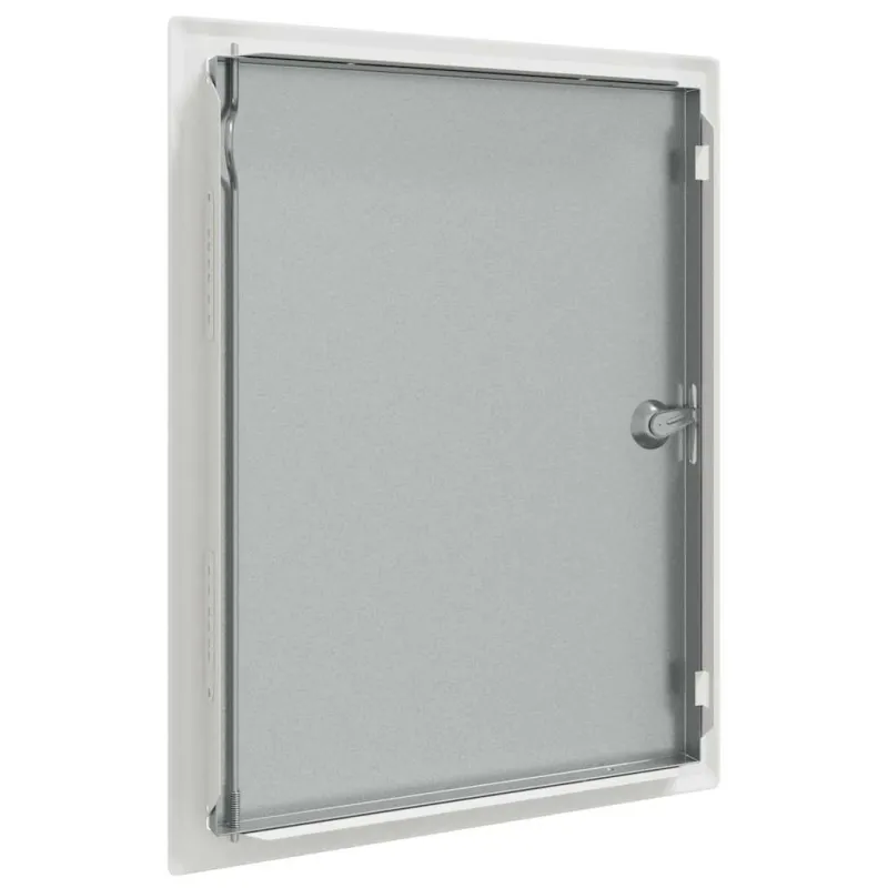 Prieigos skydas Balta 43 x 33 x 3 cm Plienas