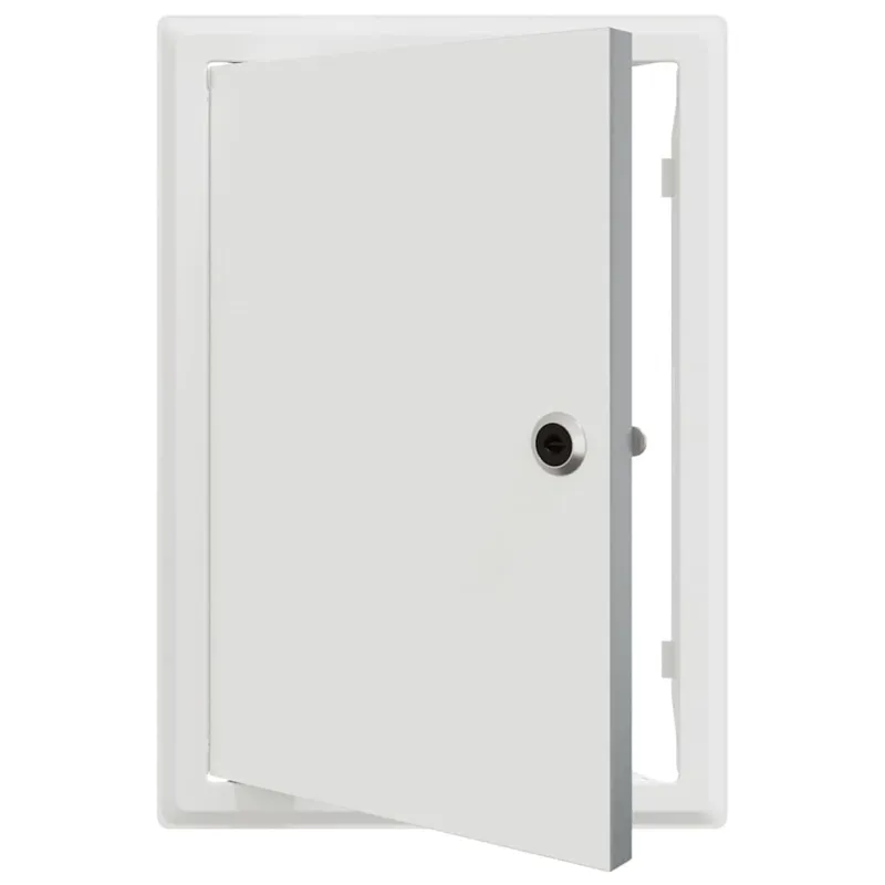 Prieigos skydas Balta 33 x 23 x 3 cm Plienas