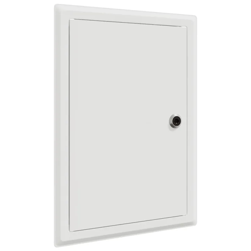 Prieigos skydas Balta 33 x 23 x 3 cm Plienas
