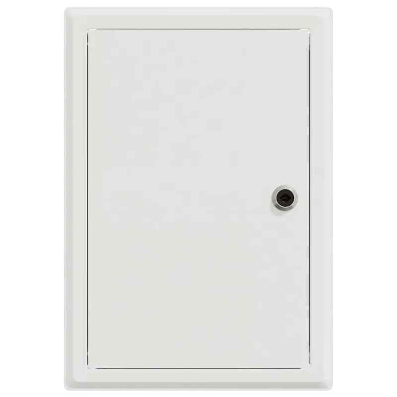 Prieigos skydas Balta 33 x 23 x 3 cm Plienas