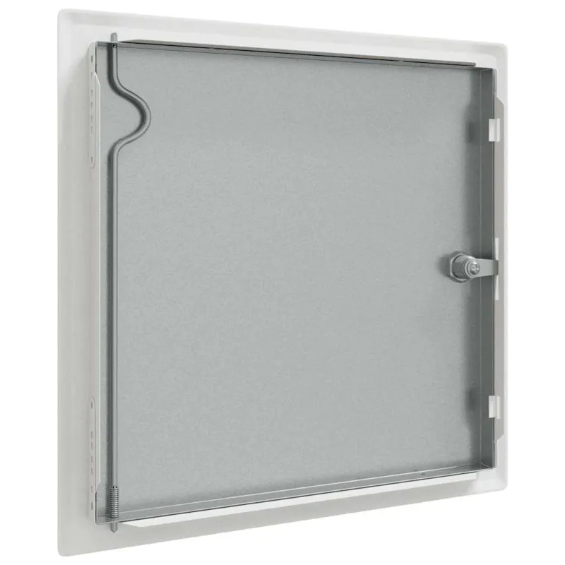 Prieigos skydas Balta 33 x 33 x 3 cm Plienas