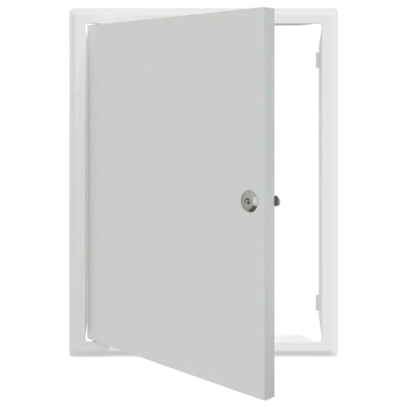 Prieigos skydas Balta 43 x 33 x 3 cm Plienas