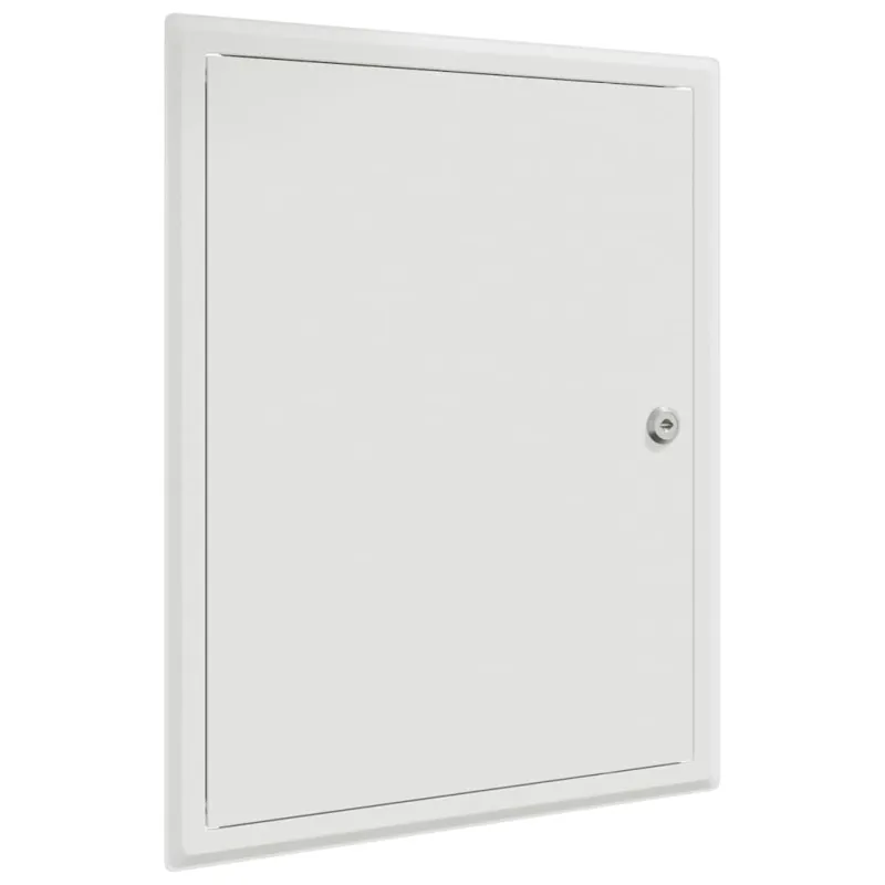 Prieigos skydas Balta 43 x 33 x 3 cm Plienas