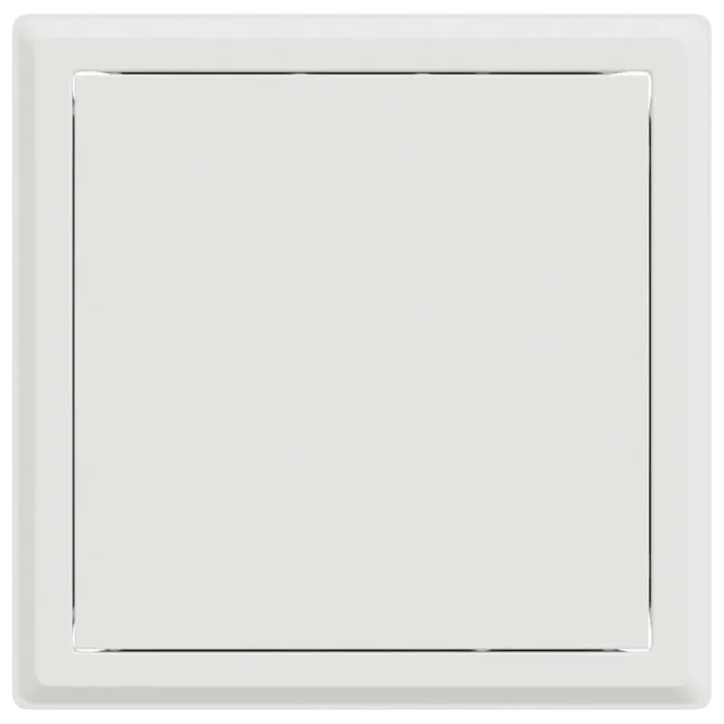 Prieigos skydas 2 pcs Balta 23 x 23 x 3 cm Plienas
