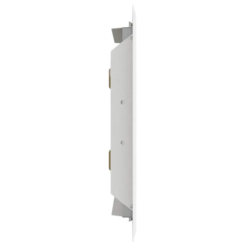 Prieigos skydas 2 pcs Balta 23 x 23 x 3 cm Plienas