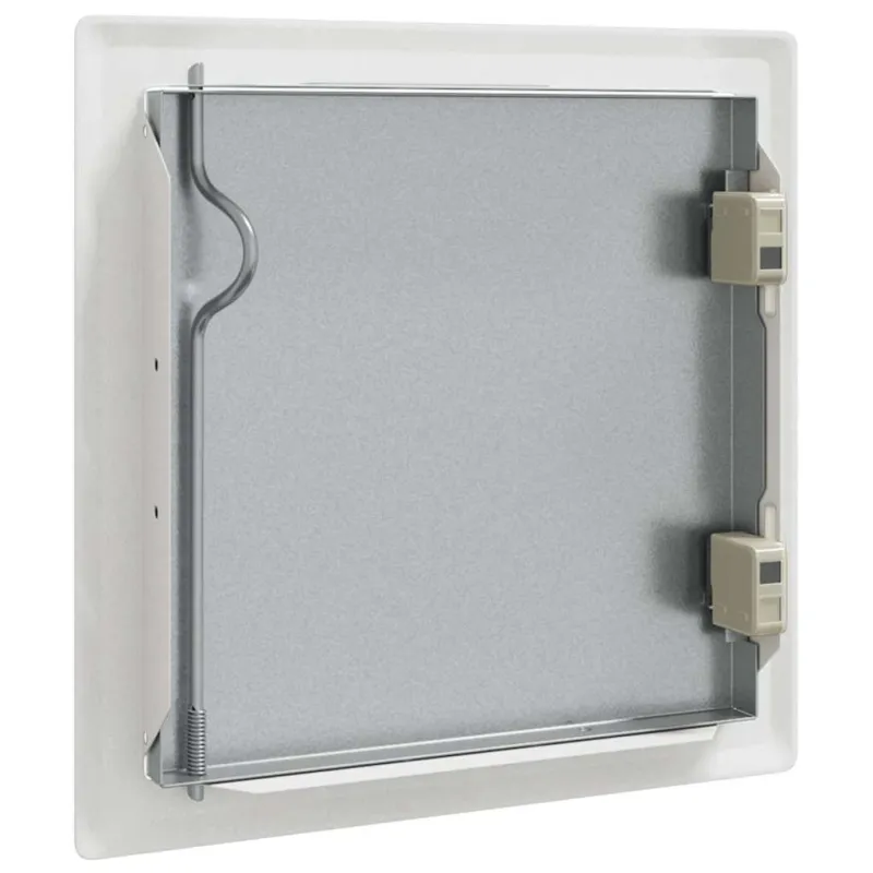 Prieigos skydas 2 pcs Balta 23 x 23 x 3 cm Plienas