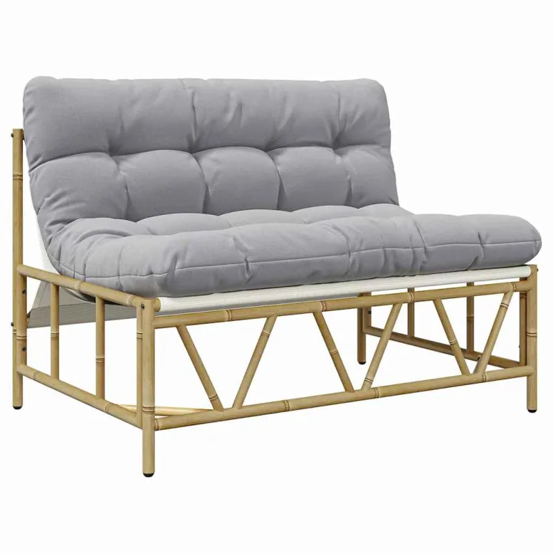Lauko sėdimos vietos Šviesiai pilka 110 x 74,5 x 71 cm Plienas