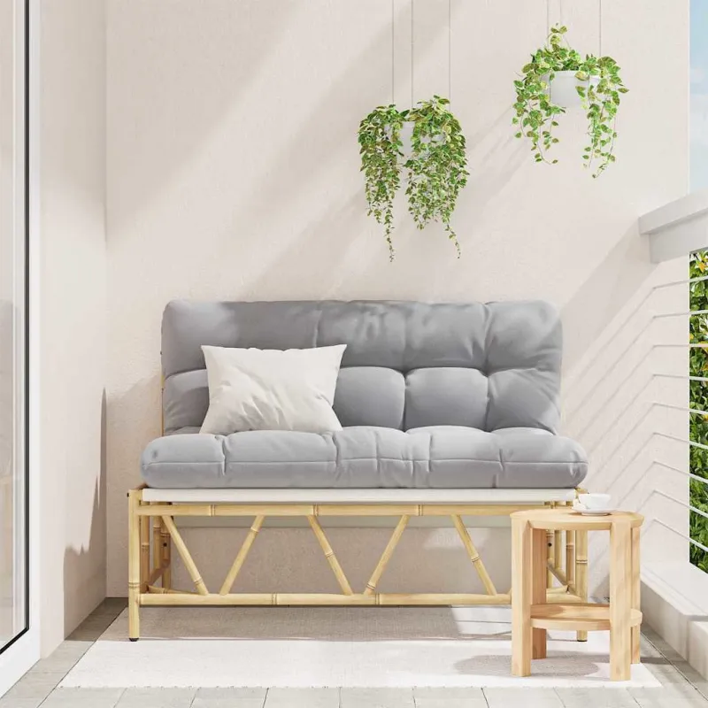 Lauko sėdimos vietos Šviesiai pilka 110 x 74,5 x 71 cm Plienas