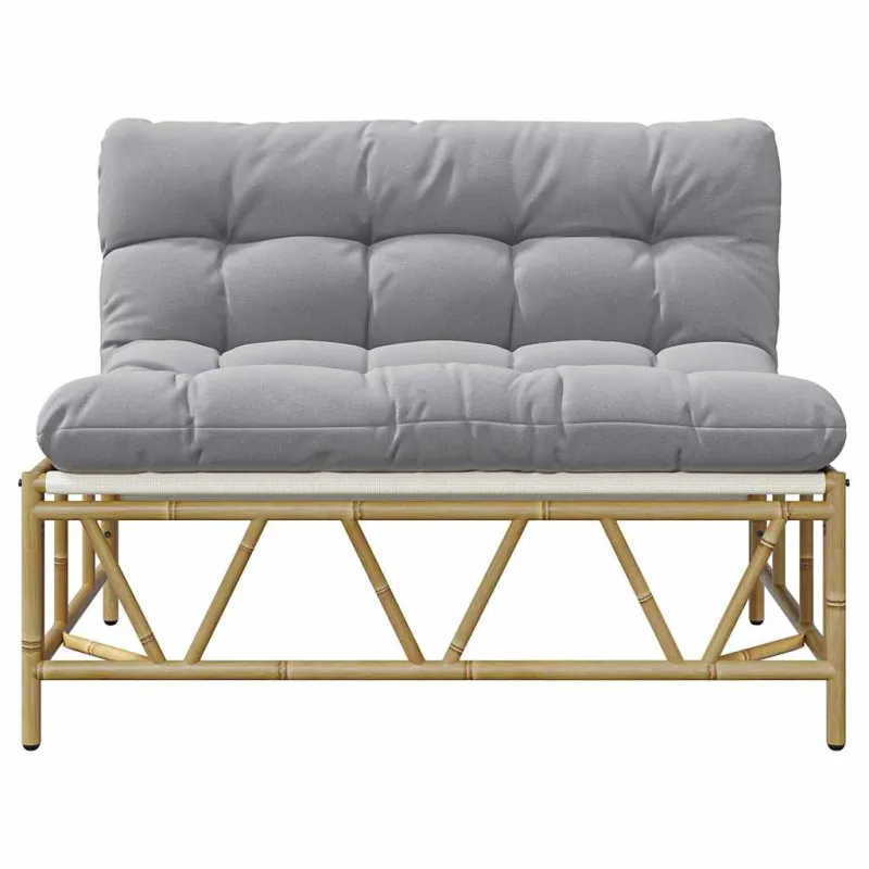 Lauko sėdimos vietos Šviesiai pilka 110 x 74,5 x 71 cm Plienas