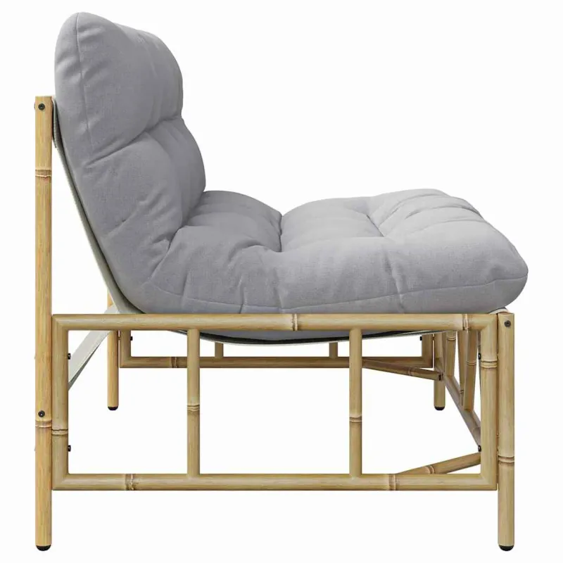 Lauko sėdimos vietos Šviesiai pilka 110 x 74,5 x 71 cm Plienas