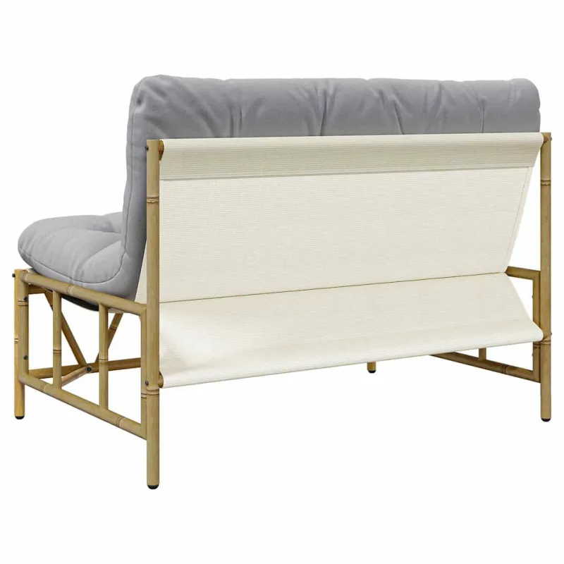 Lauko sėdimos vietos Šviesiai pilka 110 x 74,5 x 71 cm Plienas