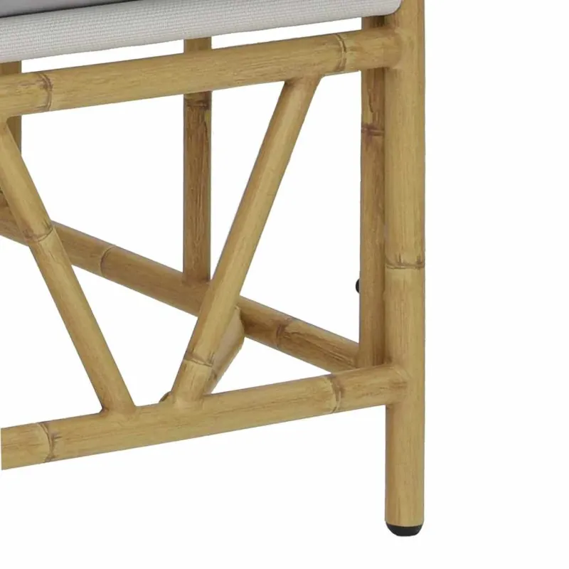 Lauko sėdimos vietos Šviesiai pilka 110 x 74,5 x 71 cm Plienas