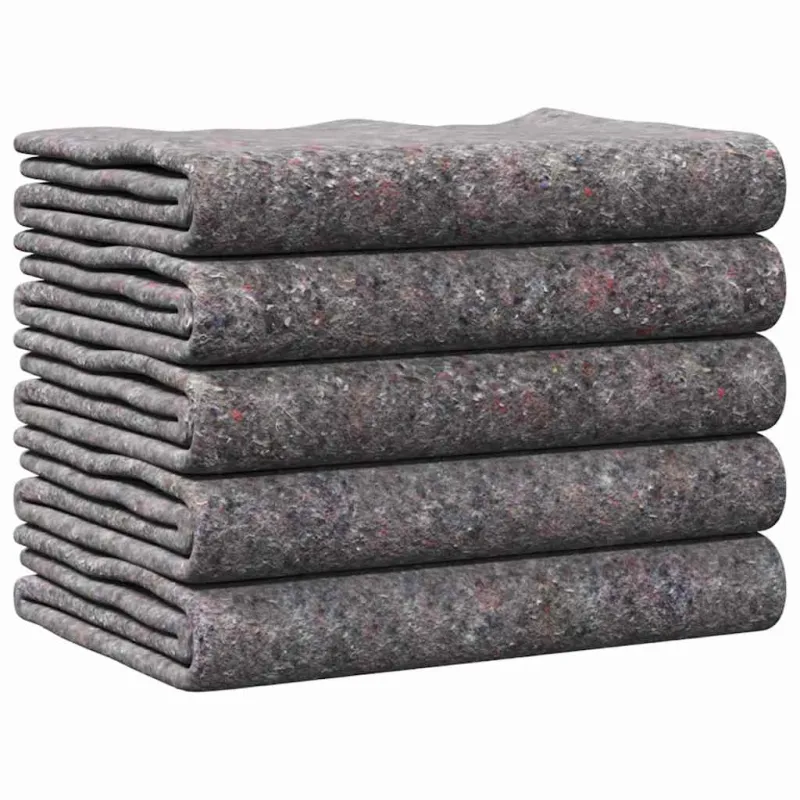 Krovinių antklodės 5 pcs Pilka 150 x 200 cm audinys