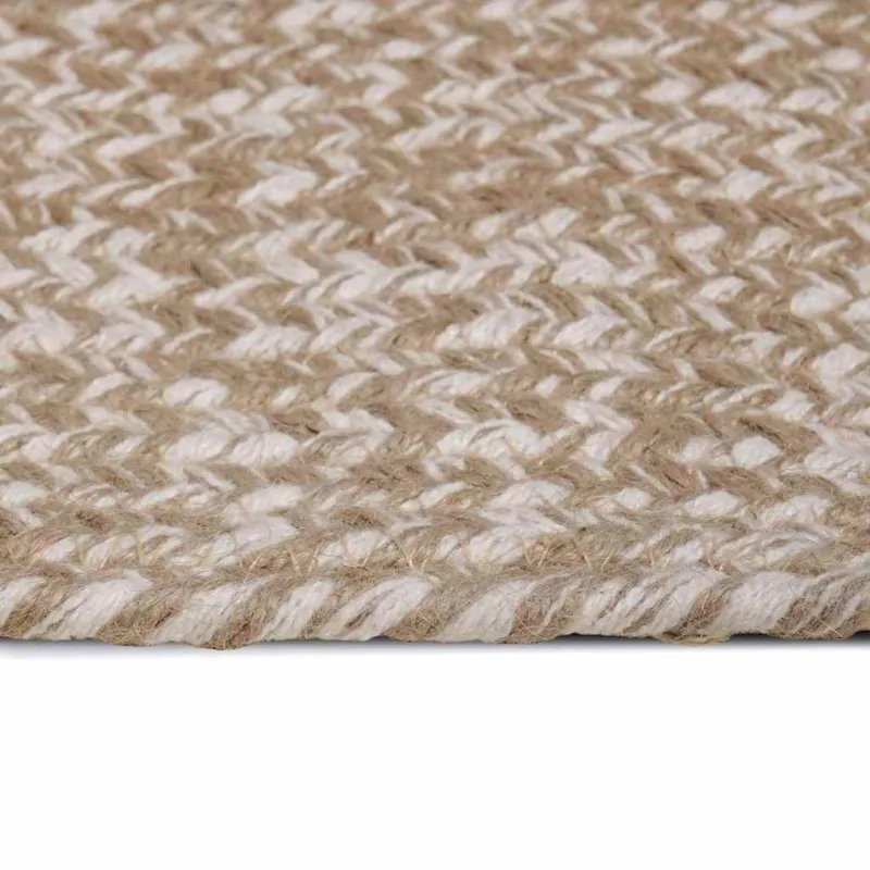 Zoninės kiliminės dangos Natūrali ir Balta 60 x 110 cm Džiutas