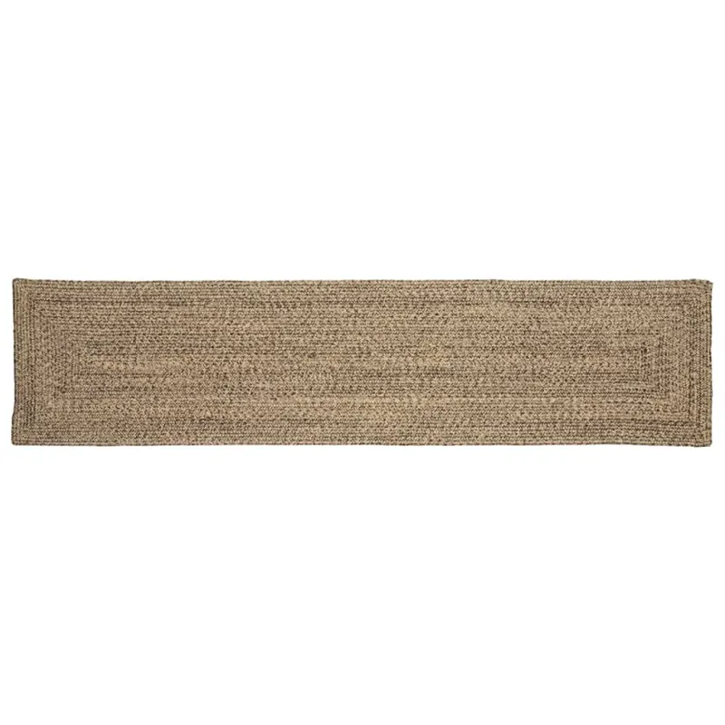 Zoninės kiliminės dangos Natūrali ir juoda 60 x 200 cm Džiutas