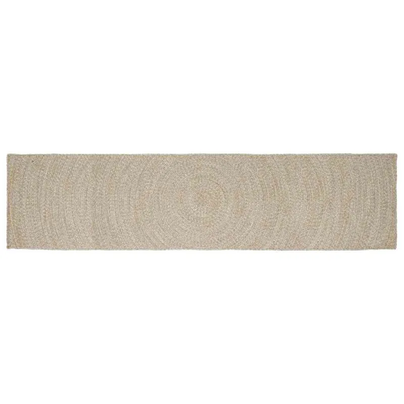 Zoninės kiliminės dangos Natūrali ir Balta 80 x 400 cm Džiutas