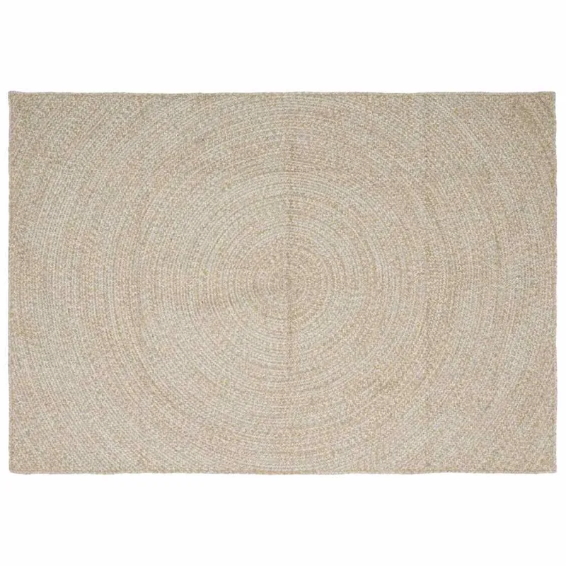 Zoninės kiliminės dangos Natūrali ir Balta 160 x 230 cm Džiutas