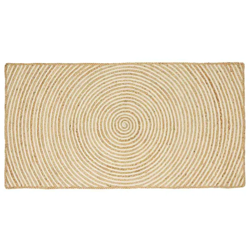 Zoninės kiliminės dangos Balta 60 x 110 cm Džiutas