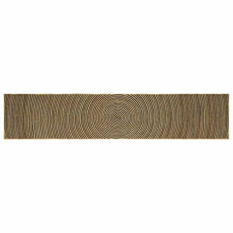 Zoninės kiliminės dangos Juoda 60 x 400 cm Džiutas