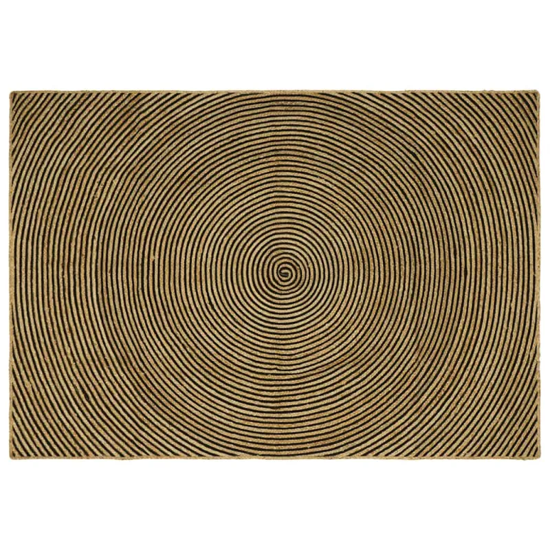 Zoninės kiliminės dangos Juoda 160 x 230 cm Džiutas
