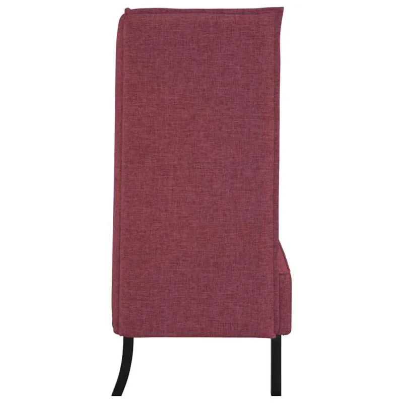 Aukštos nugaros sofa 101cm Vyno raudonumo audinys