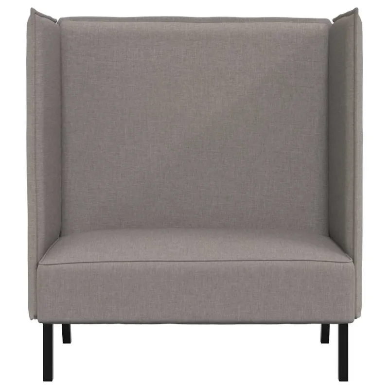 Aukštos nugaros sofa 101cm Taupe audinys