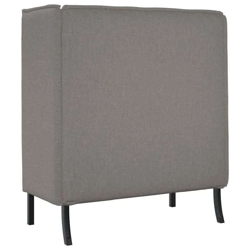 Aukštos nugaros sofa 101cm Taupe audinys
