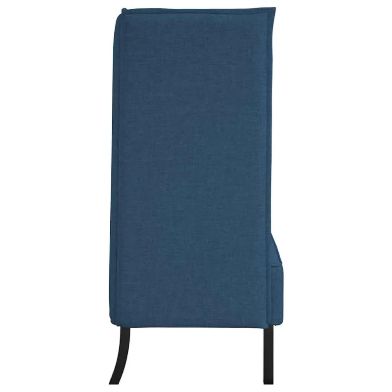 Aukštos nugaros sofa 101cm Mėlyna audinys