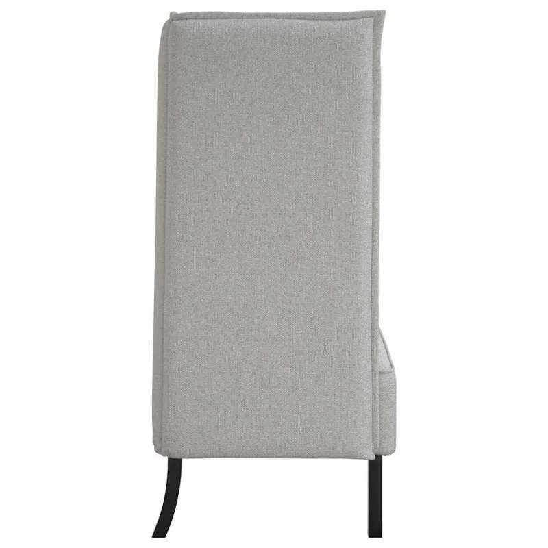 Aukštos nugaros sofa Debesų pilka 109 x 56 x 121 cm audinys