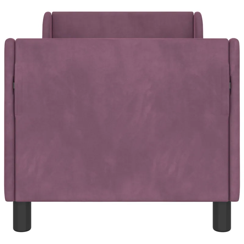 Vaikiška Lovo Rėmas su Galvūgaliu Violetinė 70 x 140 cm Aksomas