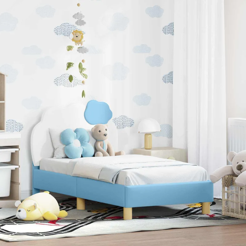 Vaikiška Lovo Rėmas su Galvūgaliu Mėlyna 70 x 140 cm PU